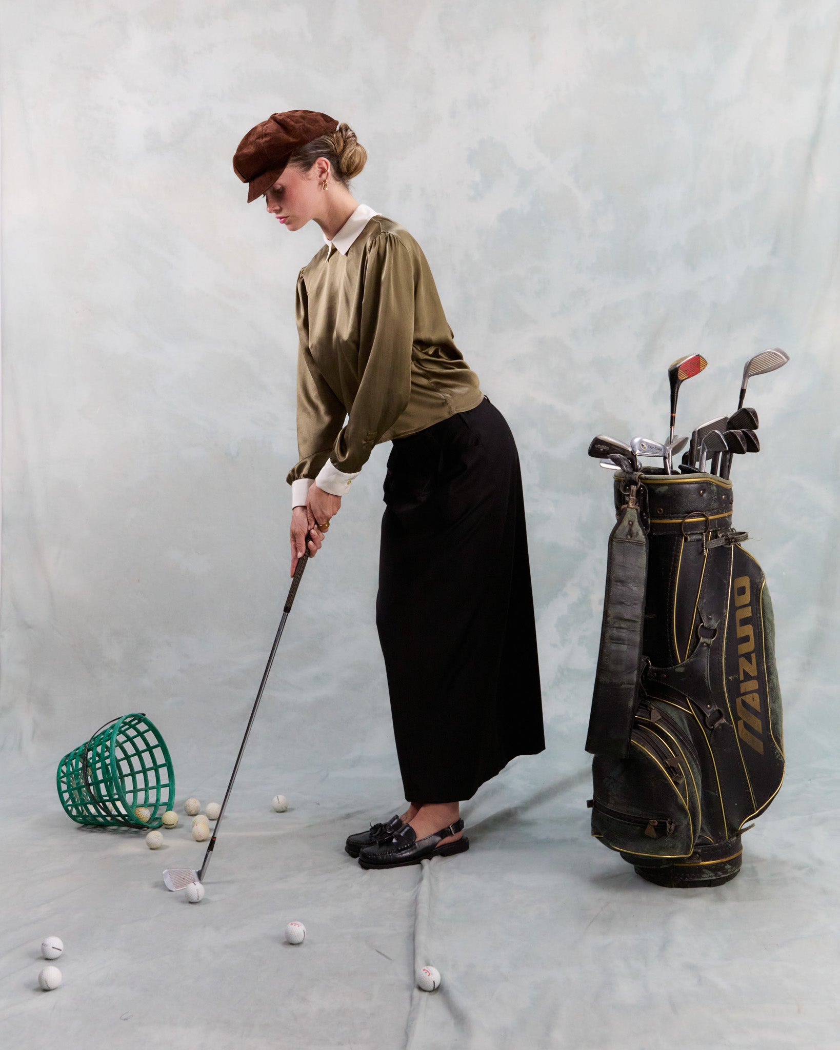 Giglio Tigrato Augusta Skirt gonna lana taglia 1 IT40