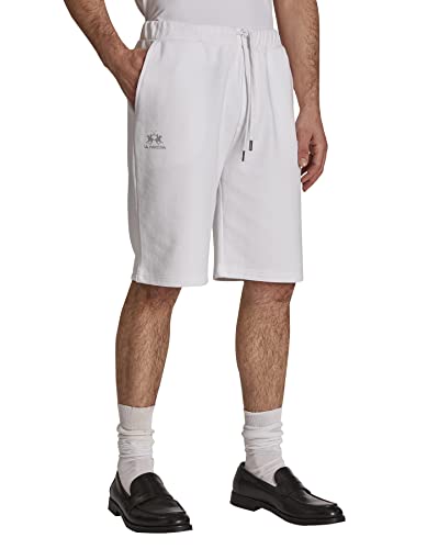 La Martina bermuda uomo cotone regular fit 3XL bianco