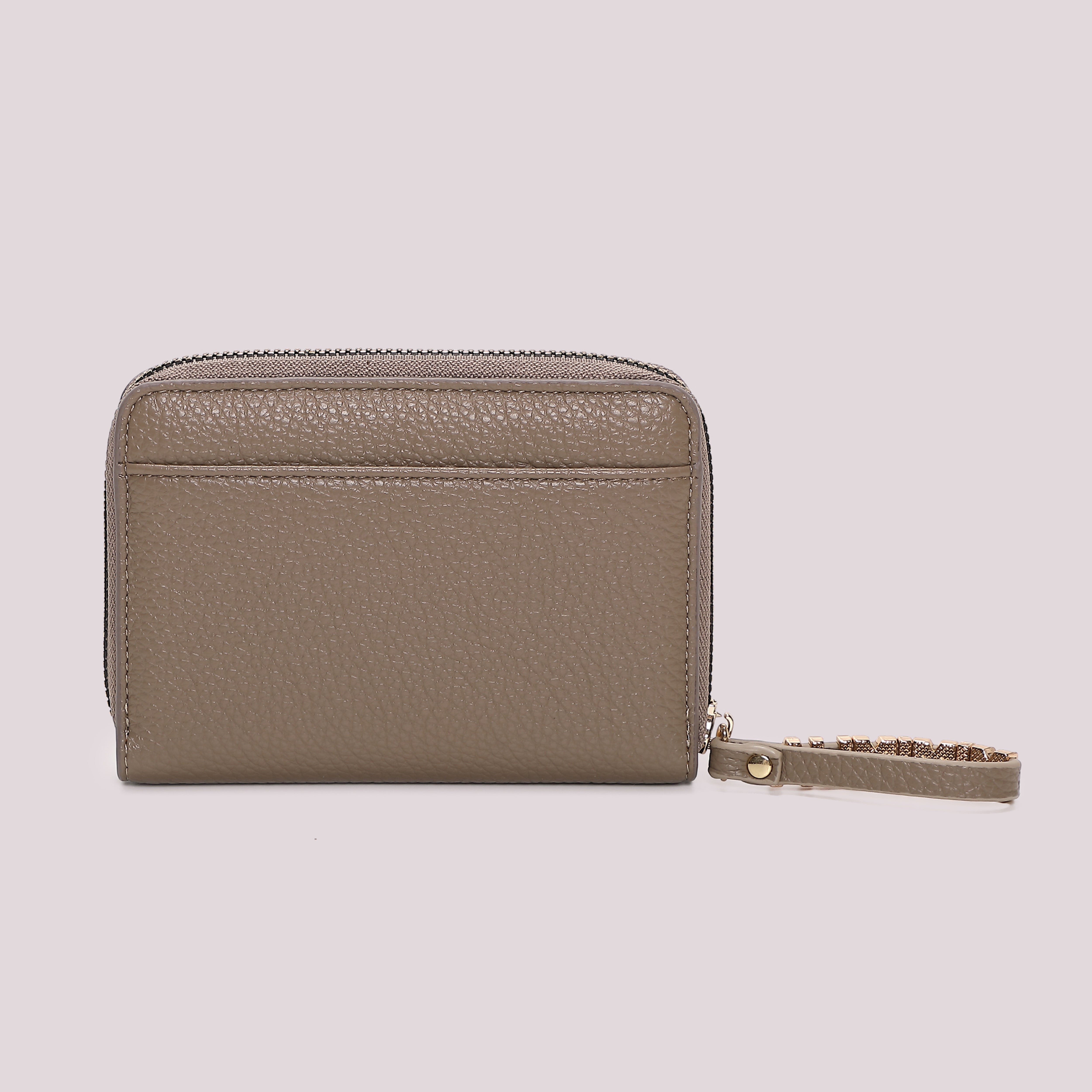 Mimi Mua Basic Tira Zip portafoglio nero medio