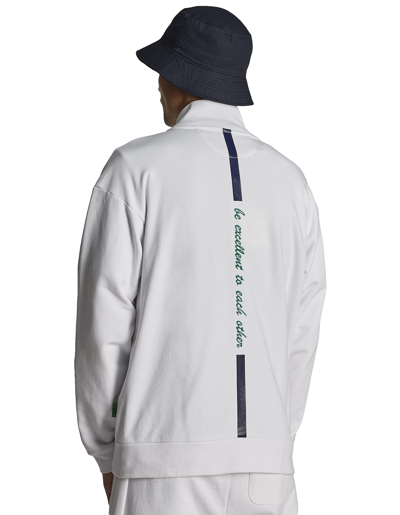 La Martina TMF601-FP533 felpa uomo con zip taglia S