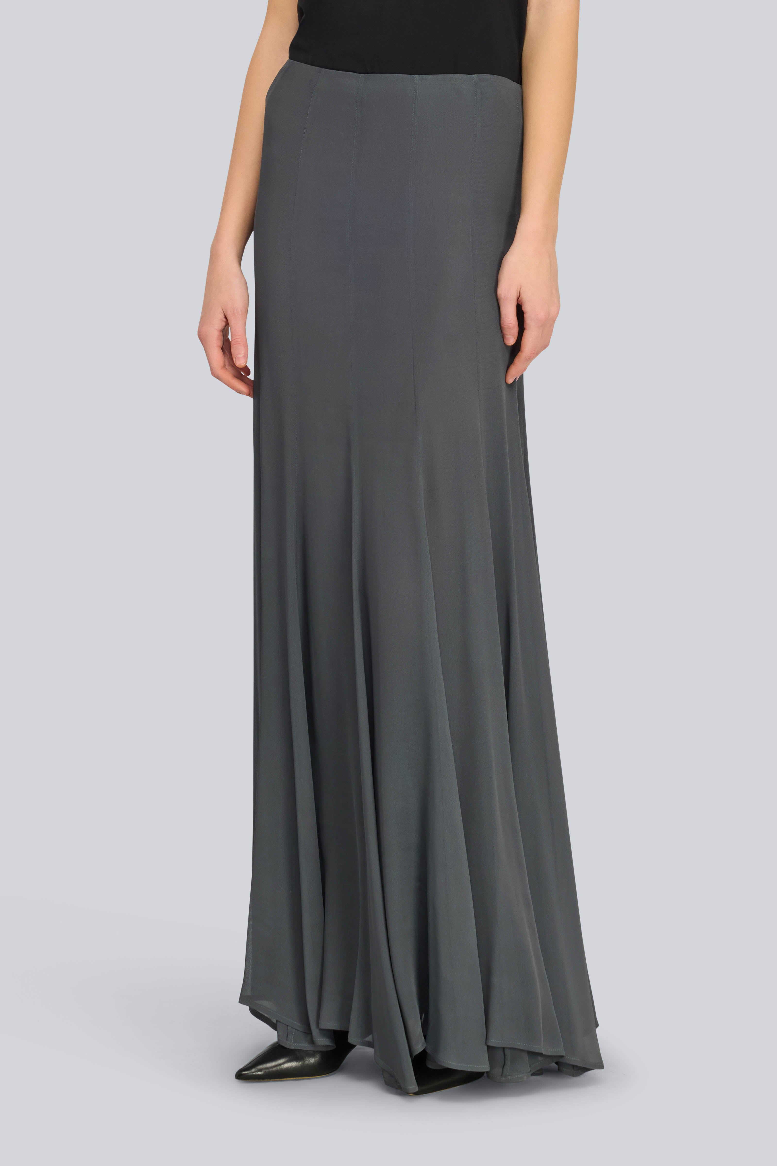 Semicouture Rachelle gonna peltro georgette