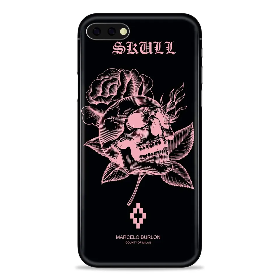 Marcelo Burlon Skull iPhone 8 Plus/7 Plus cover rigida