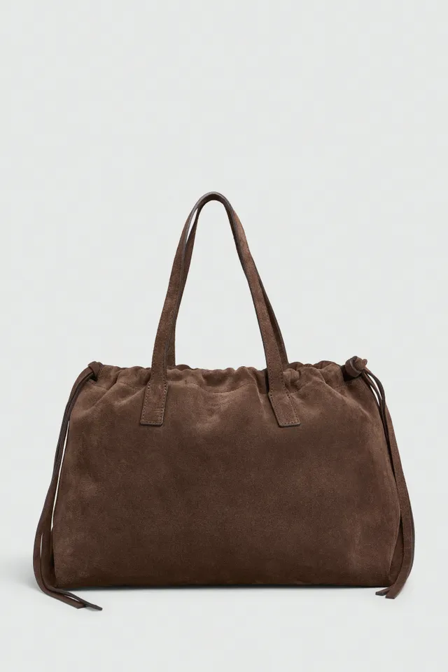 Semicouture Azura Y6WX03 borsa moka camoscio arricciata