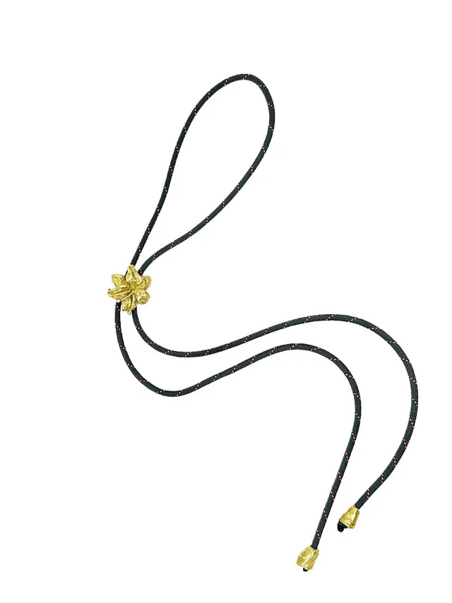 Giglio Tigrato Giglio's Bolo Tie gioiello bronzo grigio
