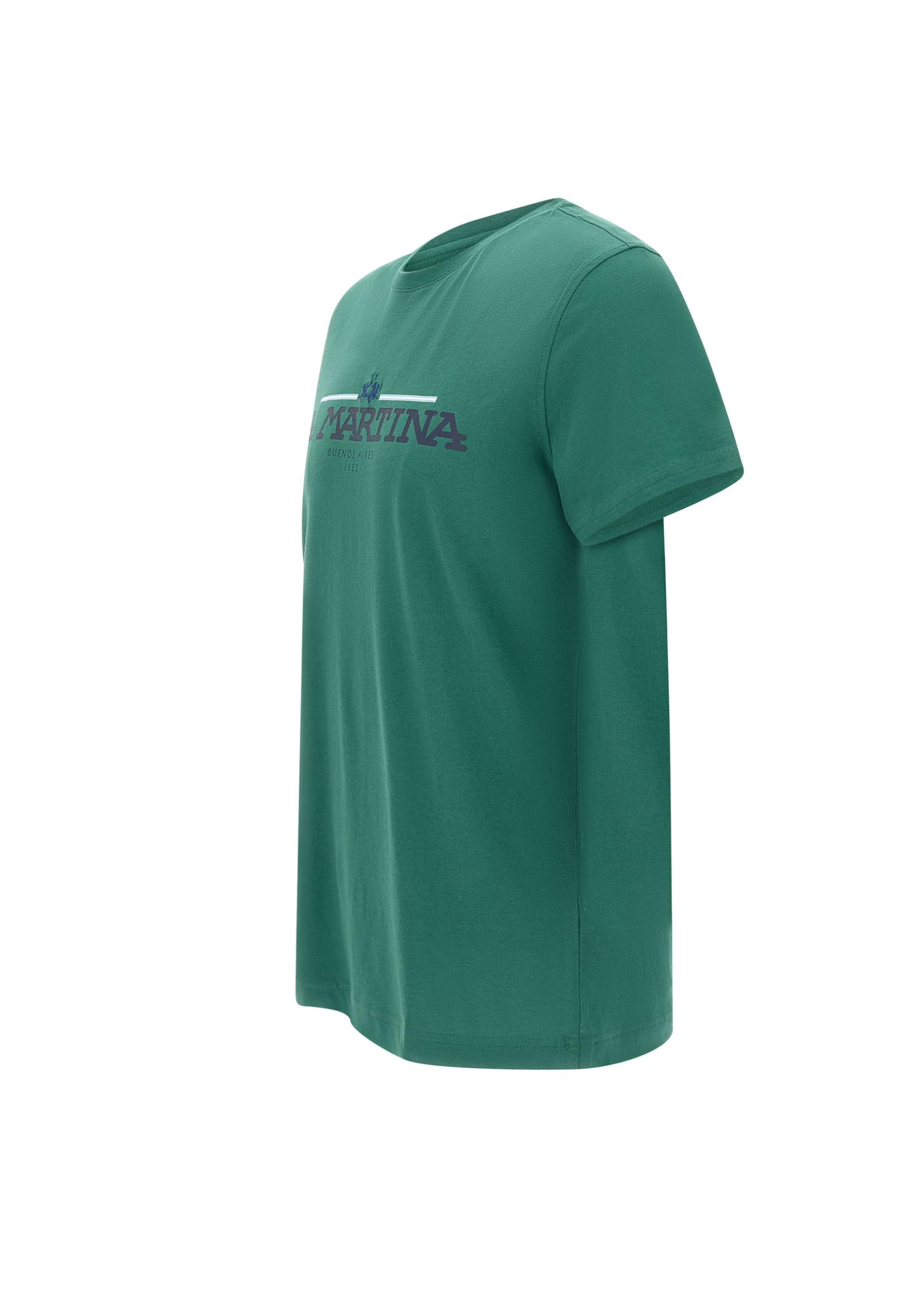 La Martina MAR303 JS388 t-shirt uomo 100% cotone