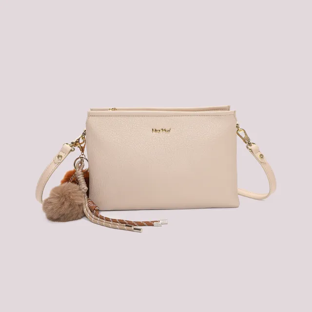 Mimi Mua Borsa Tracolla Dettaglio Appeso Nero