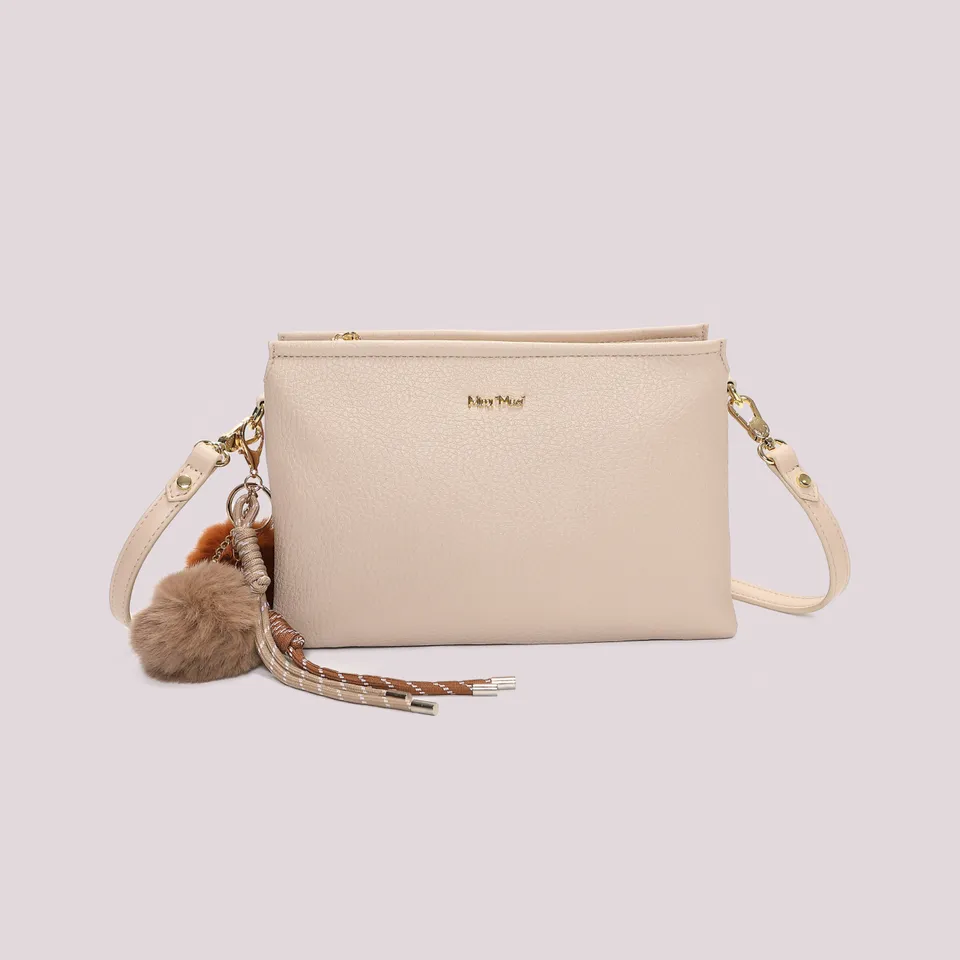 Mimi Mua Borsa Tracolla Dettaglio Appeso Nero