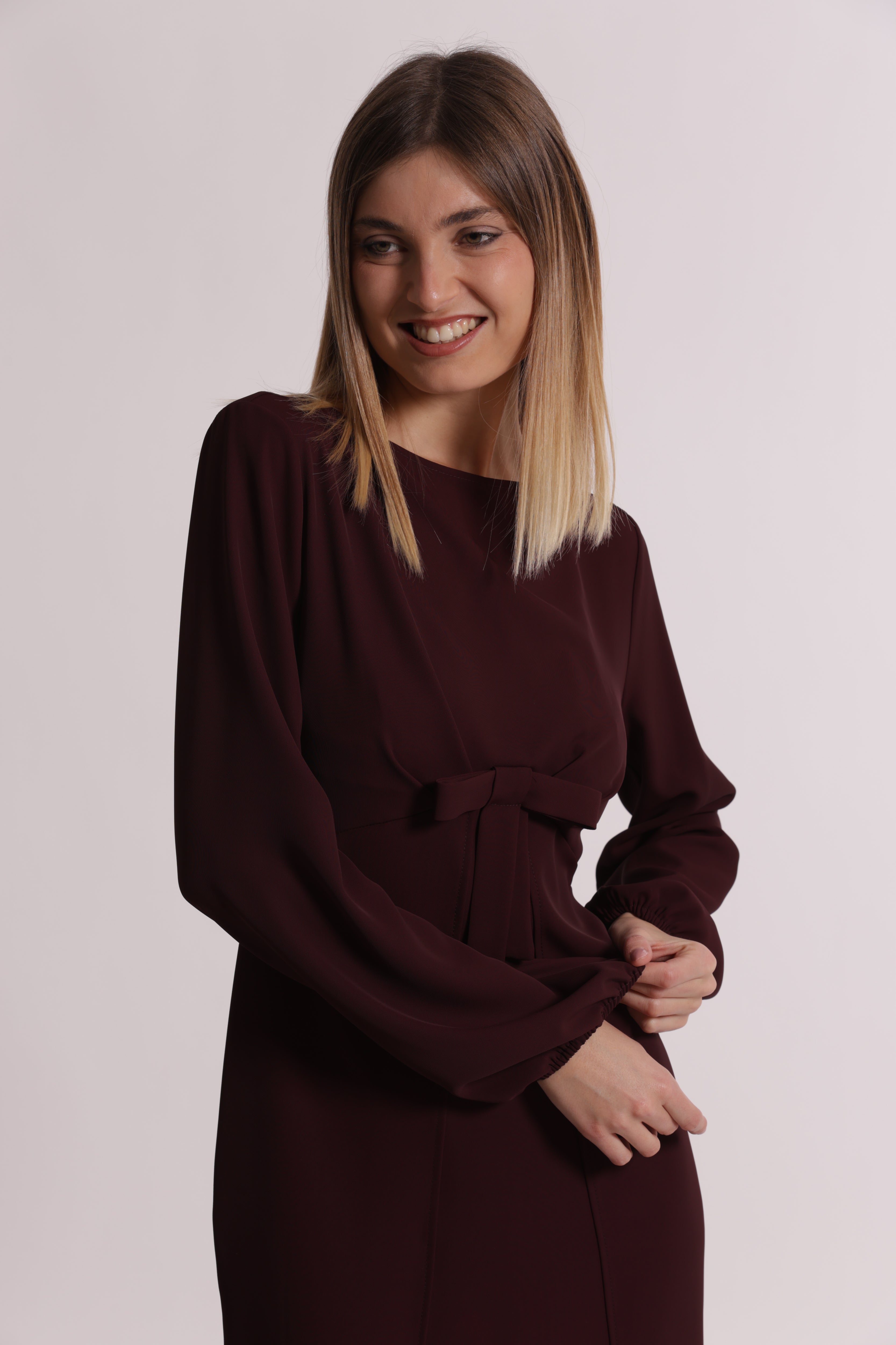 Mimi Mua Fiocco abito corto donna elasticizzato