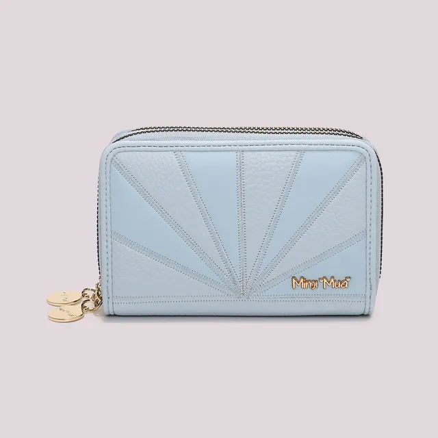 Mimi Mua Portafoglio Medio 2 Zip Portafoglio Nero