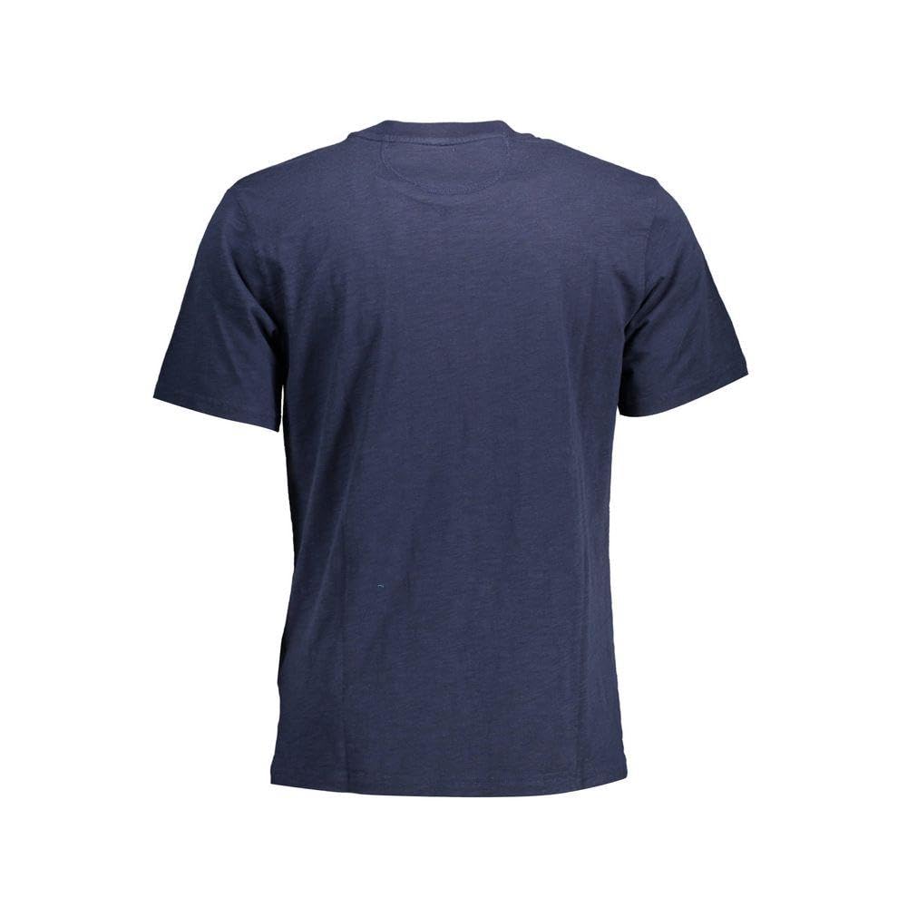 La Martina t-shirt uomo blu XL tasca cotone