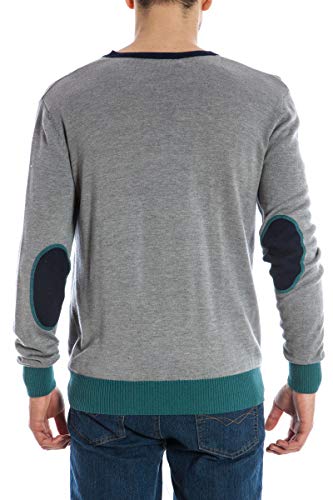 La Martina maglia 02M529 grigia XL girocollo cotone
