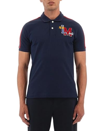 La Martina WMP303 Polo uomo M blu Academy
