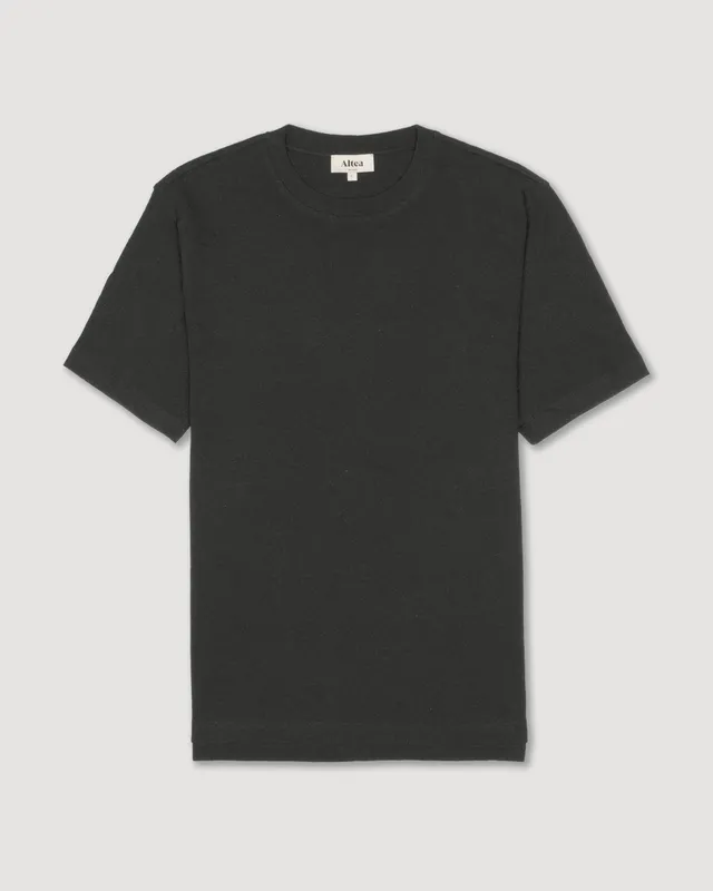 Altea Lewis t-shirt cotone lino antracite