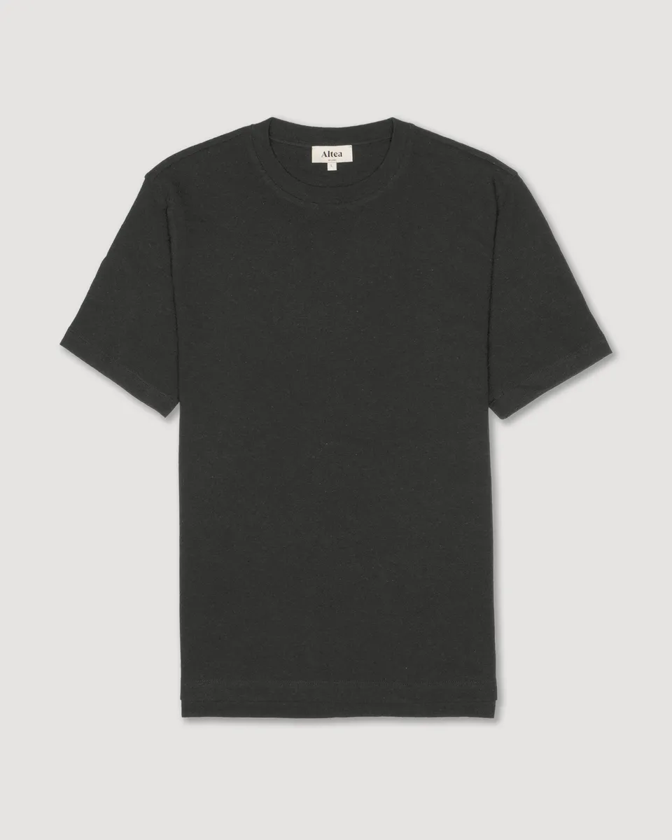 Altea Lewis t-shirt cotone lino antracite