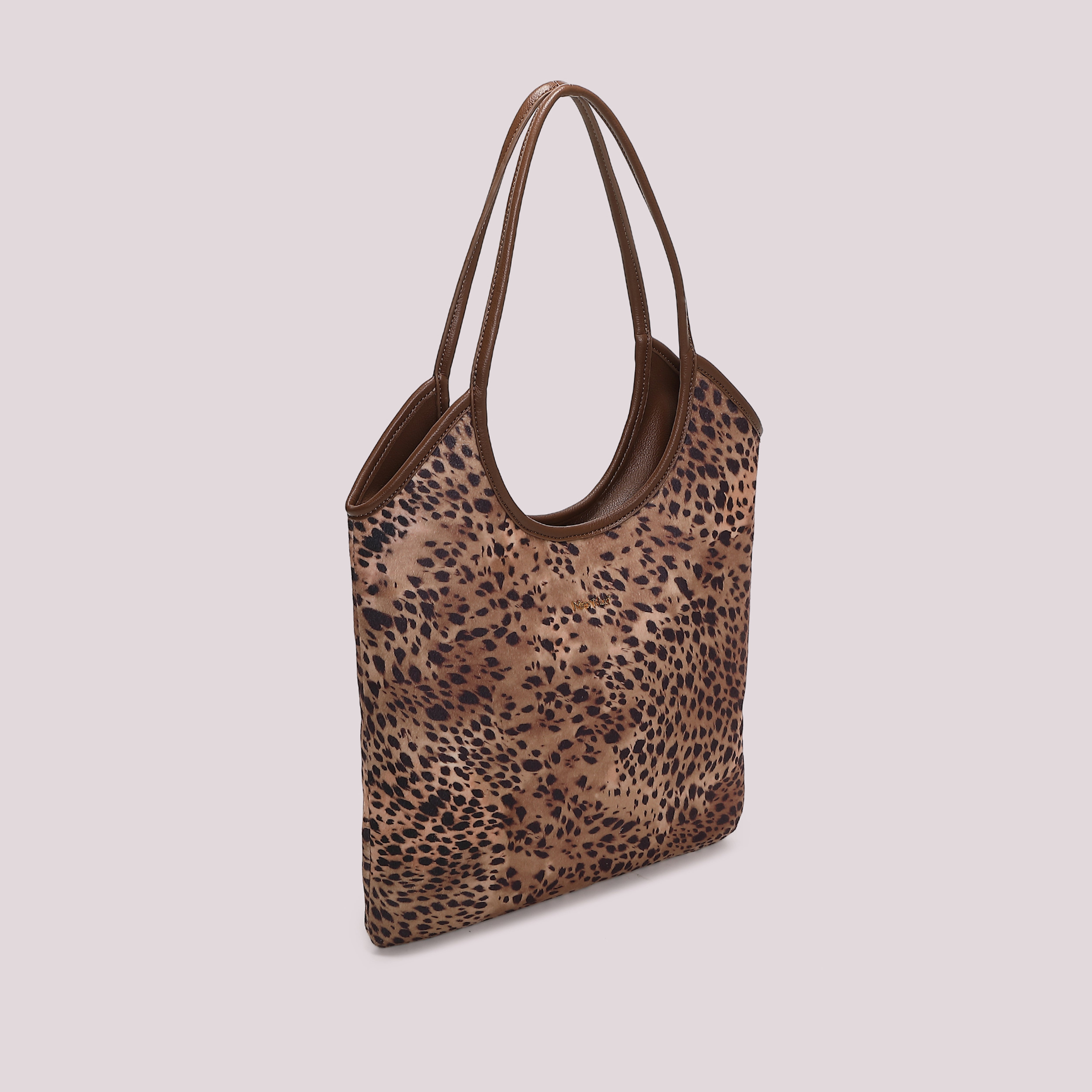 Mimi Mua borsa shopping fantasia prugna