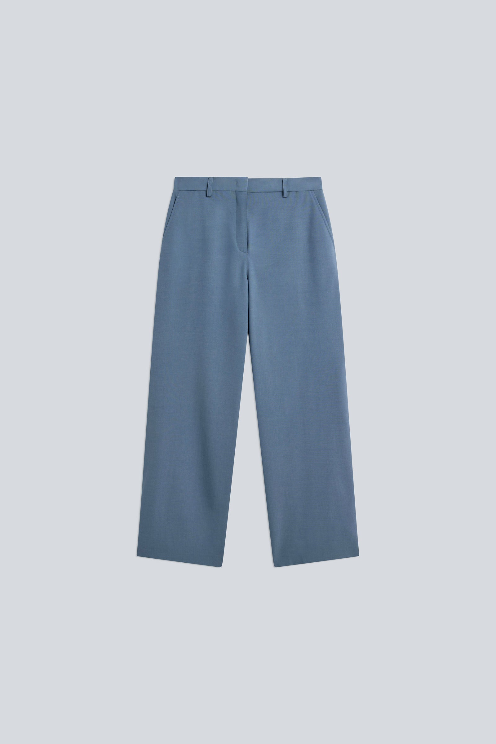 Semicouture Muriel pantalone avio fresco lana