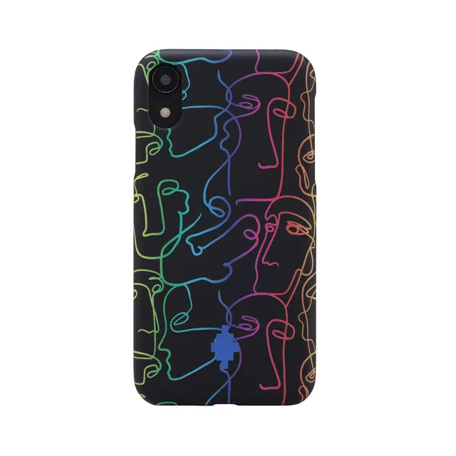 Marcelo Burlon County Milan iPhone XR custodia vetro 9H