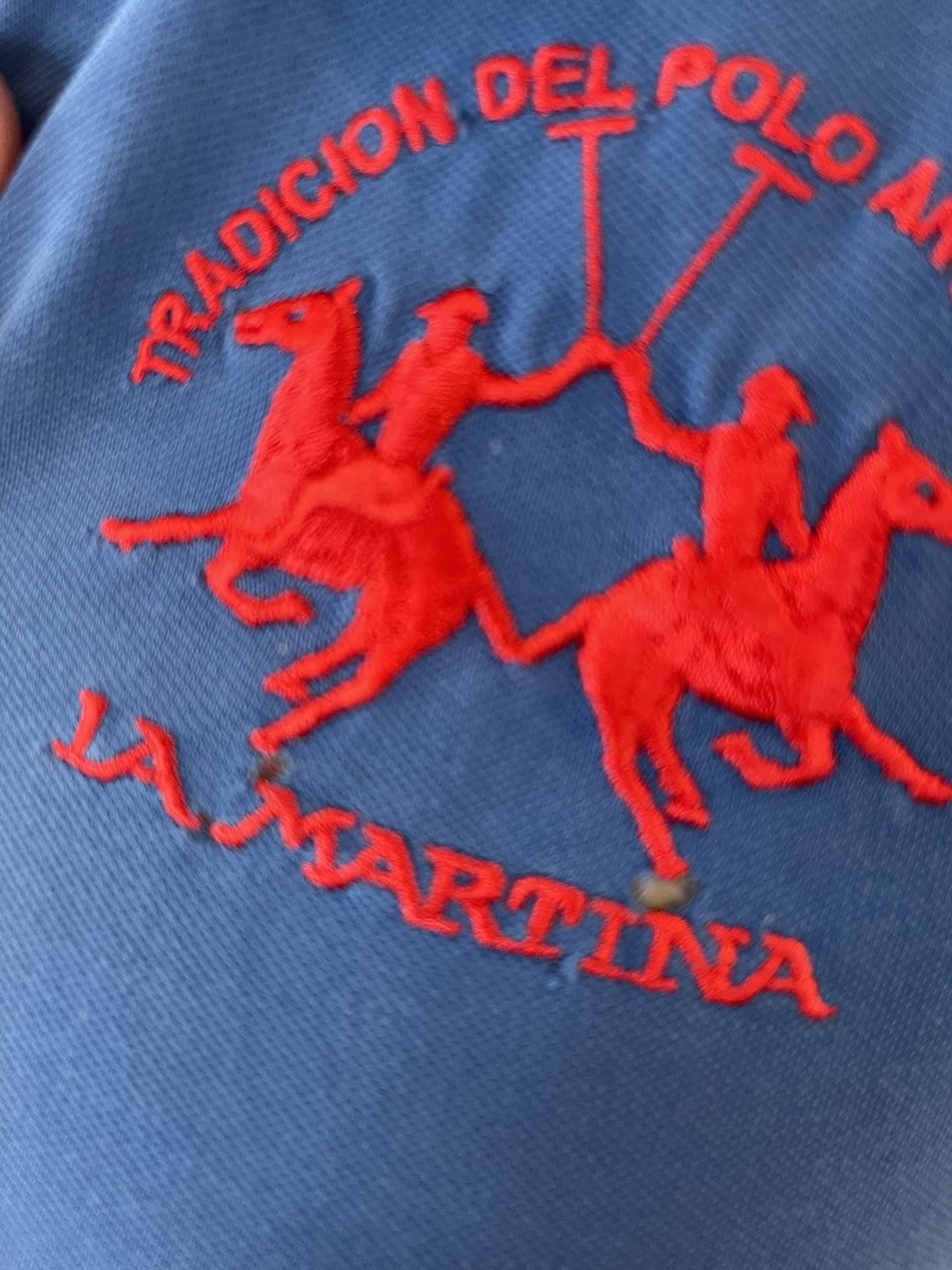 La Martina Regular Fit Polo maniche corte Blue Bell 3XL