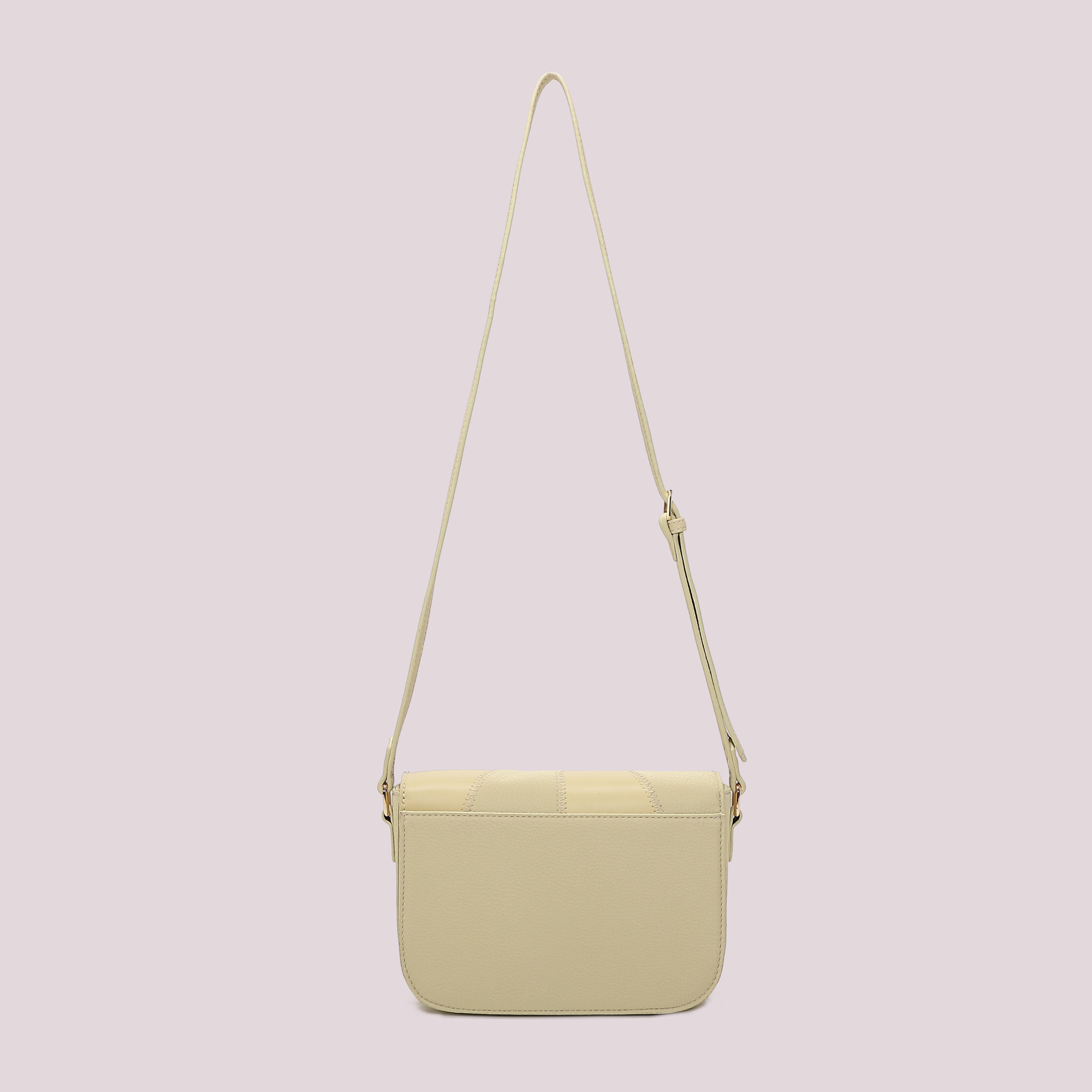 Mimi Mua borsa tracolla patta patchwork bianco