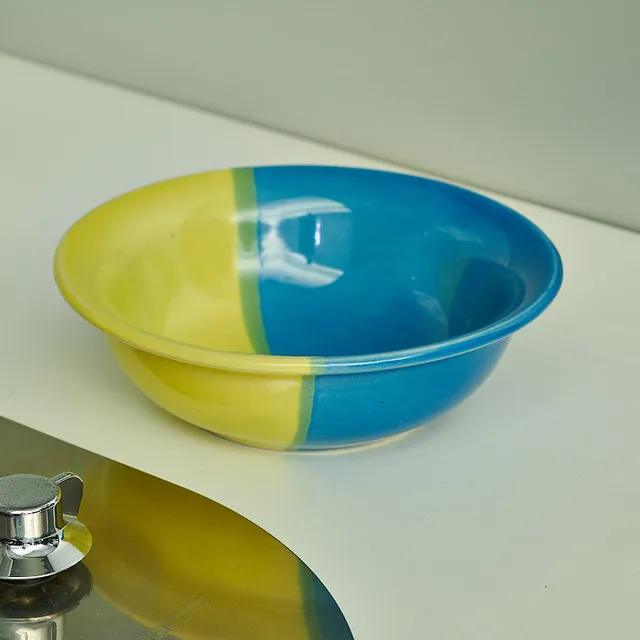 On Earth Cooperative Collection Joy piatto fondo ceramica 18 cm