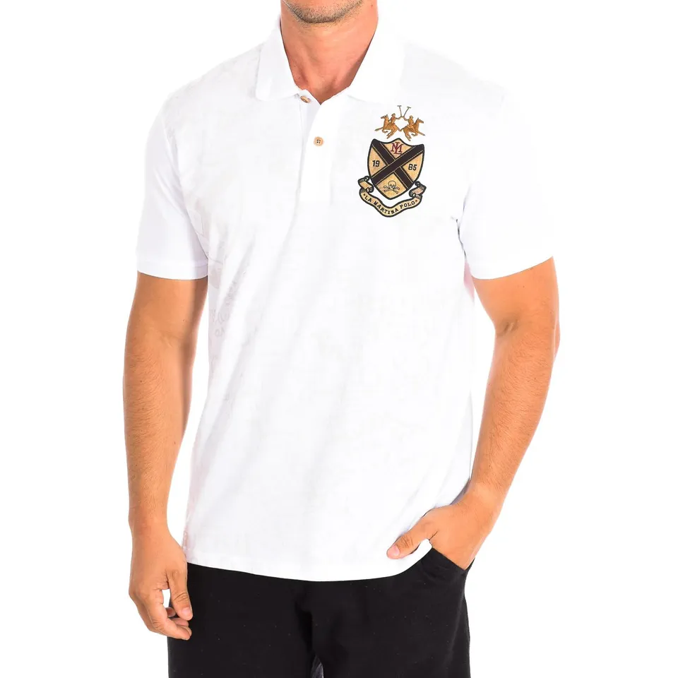 La Martina TMPE30-PK097 Polo uomo manica corta classic