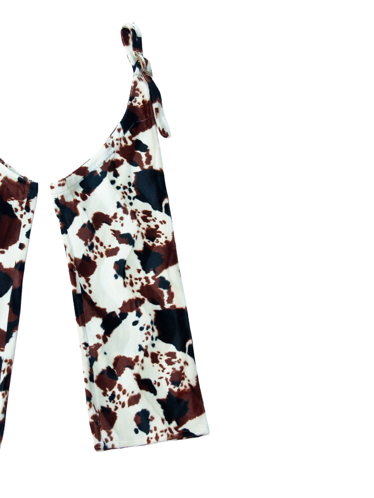 GiglioTigrato Dallas chaps mucca ecopelliccia one size