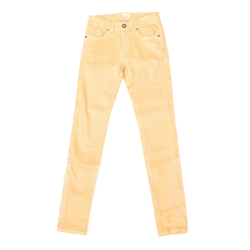 La Martina JWT010 pantaloni donna skinny lucidi