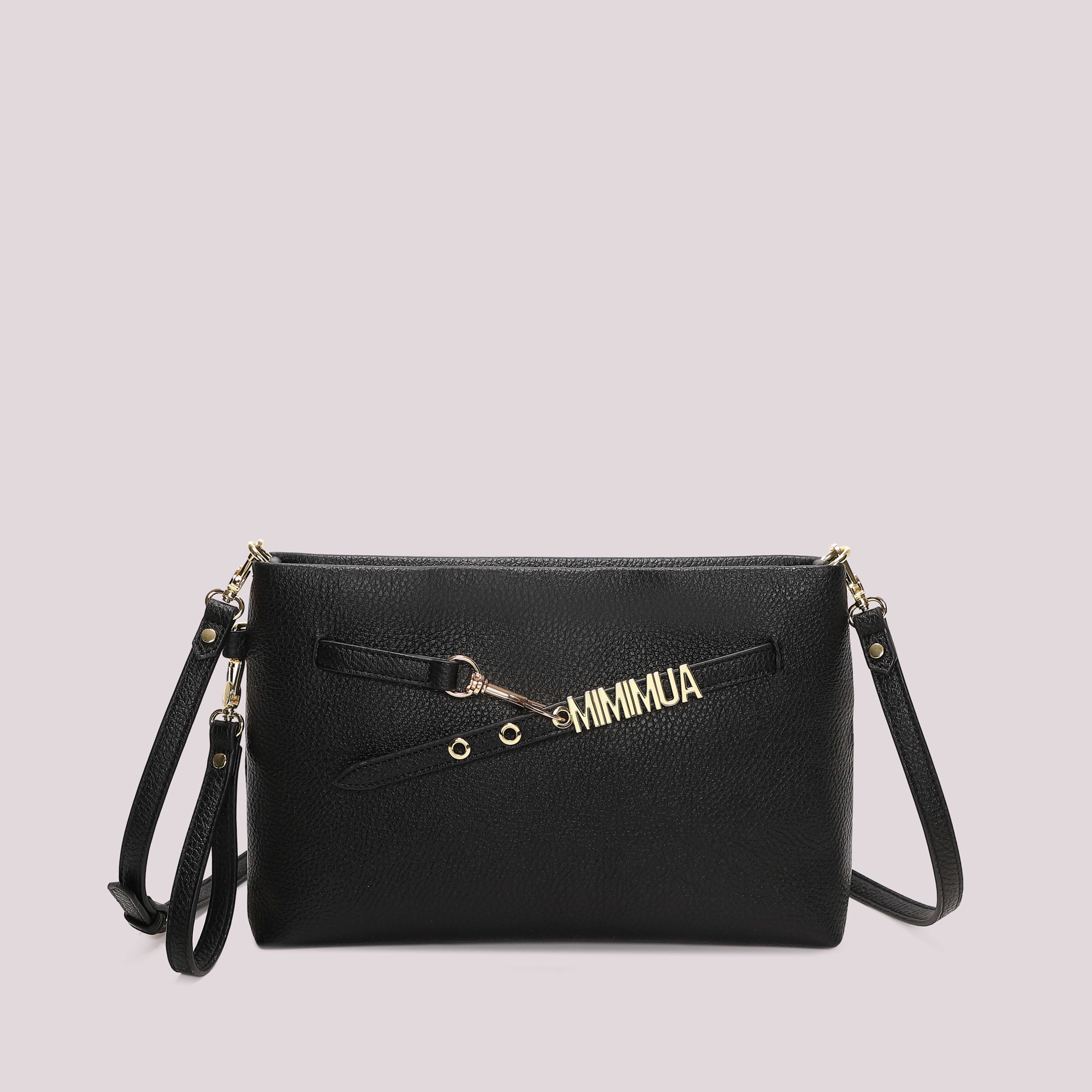 Mimi Mua Borsa a Busta Lettere Mimi-Mua Nero 32 cm