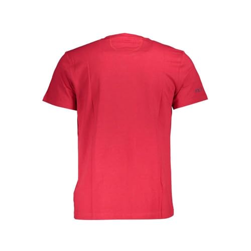 La Martina Girocollo Grafica maglietta uomo rosa XL cotone
