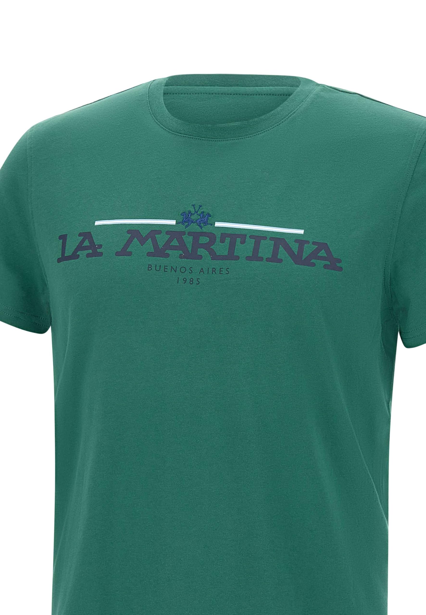 La Martina MAR303 JS388 t-shirt uomo 100% cotone