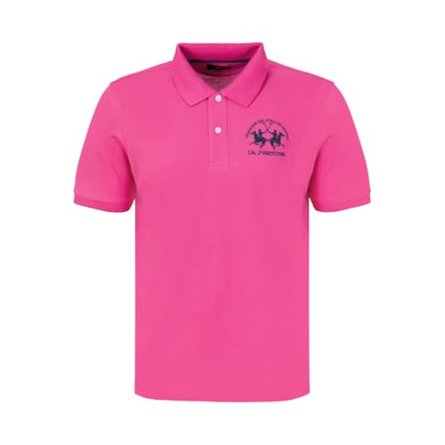 La Martina MCP001 PK001 polo uomo rosa cotone