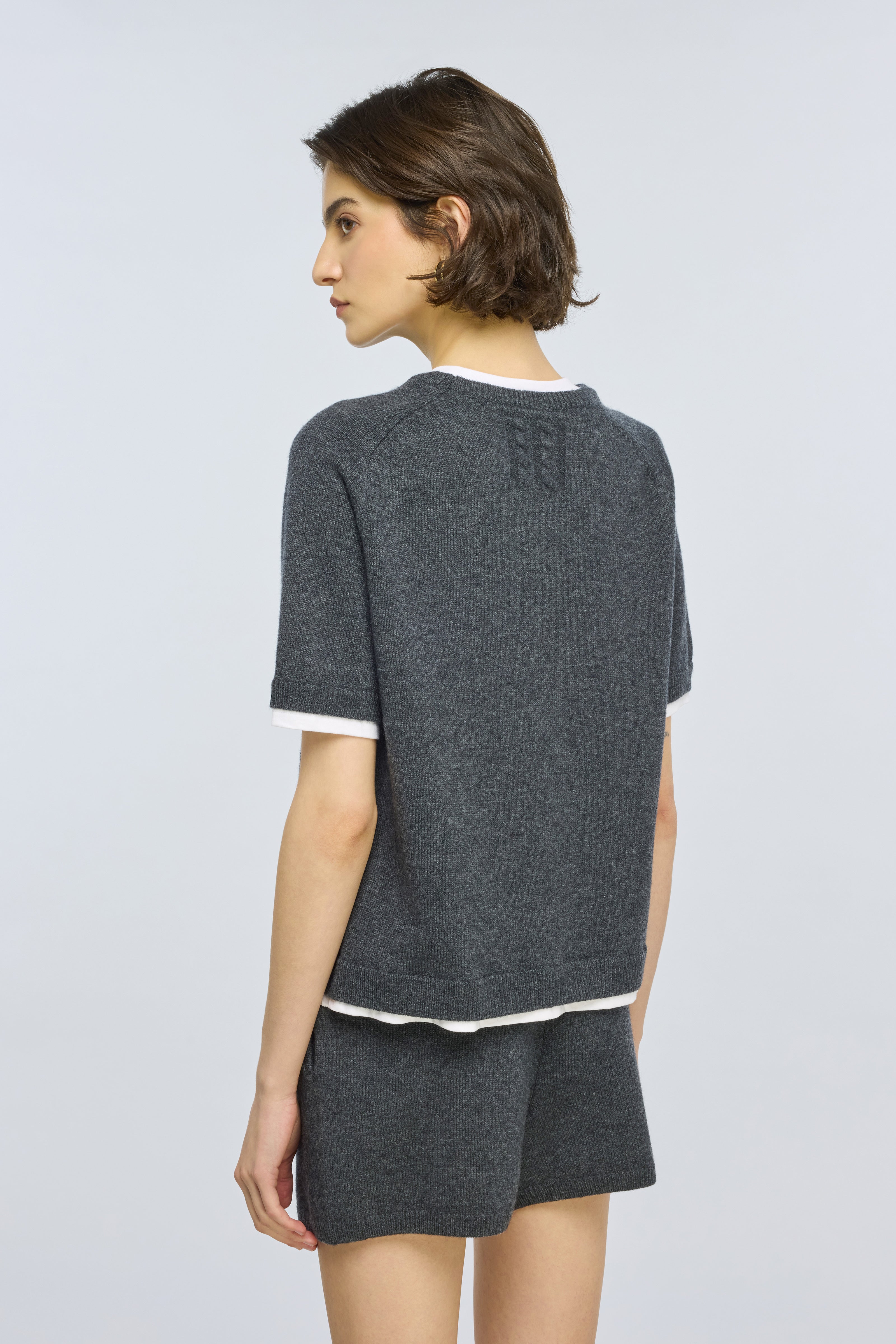 Semicouture Aida Maglia Cashmere Grigio