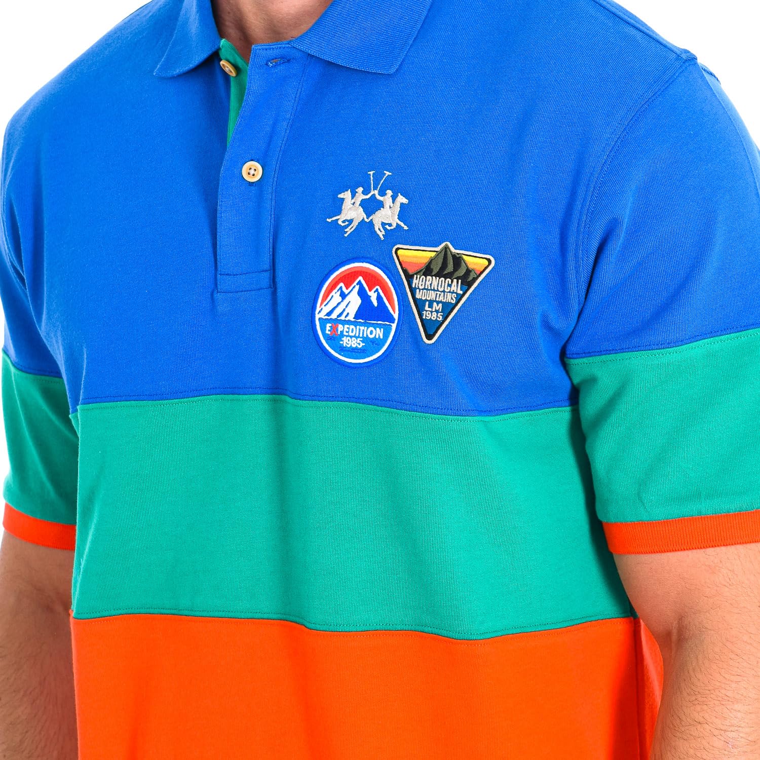 La Martina TMP318-JS303 polo uomo manica corta
