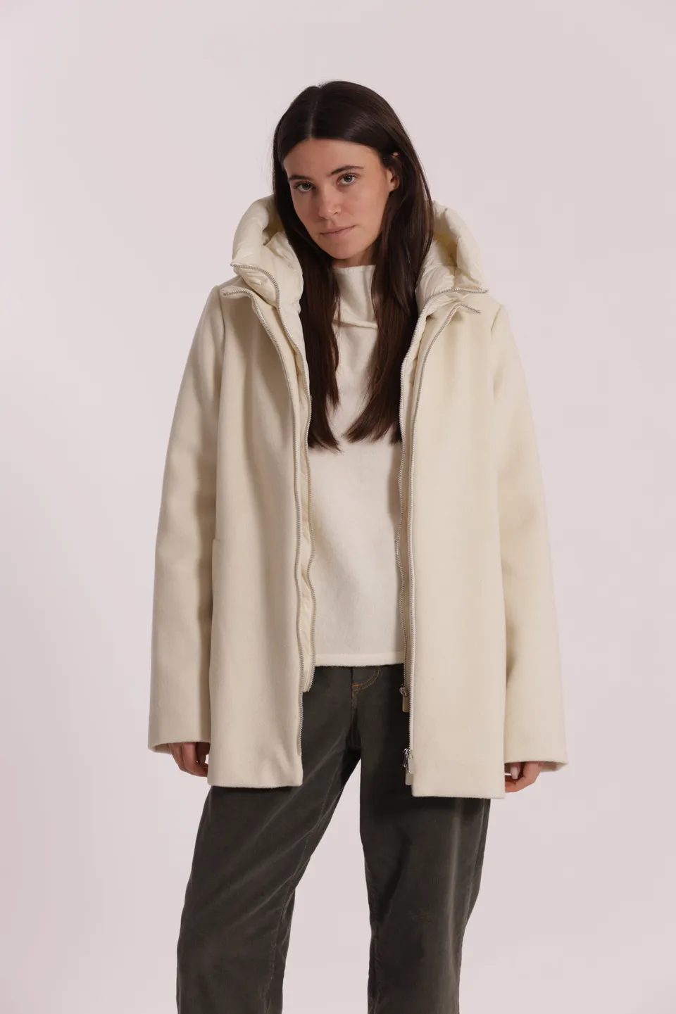 Mimi Mua Cappotto Corto Piumino Nero