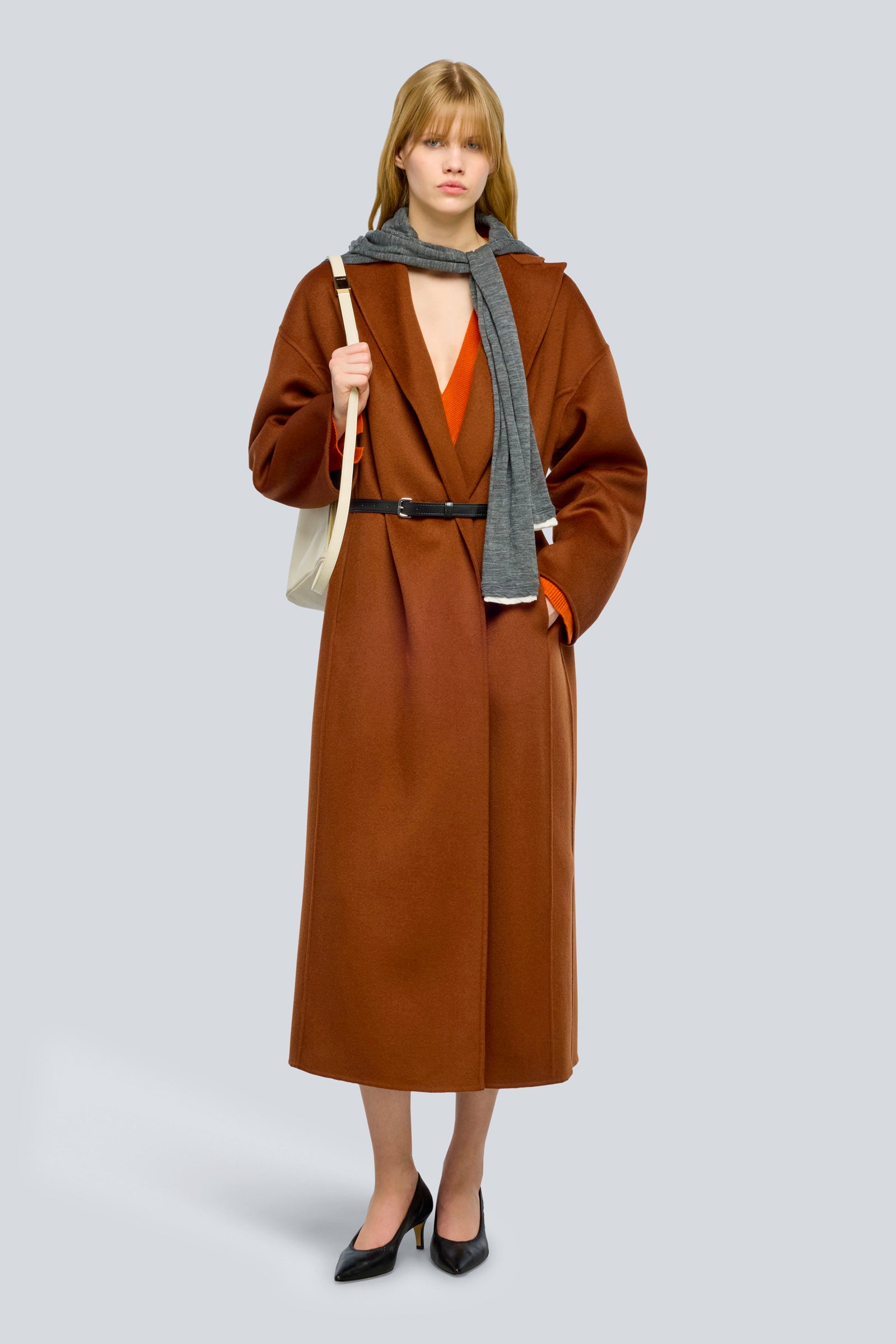 Semicouture Isolde Cappotto Panno Canyon