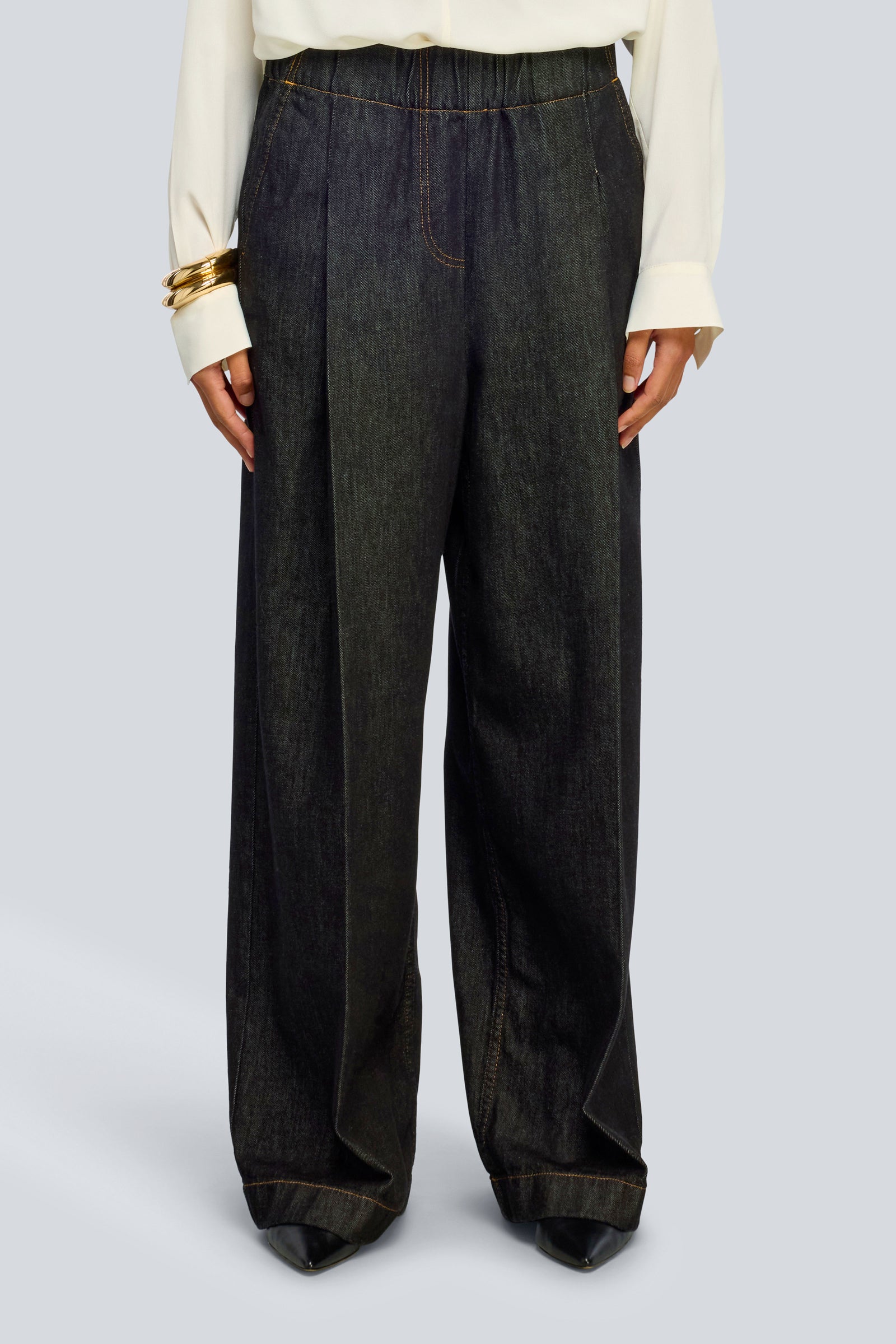 Semicouture Jimmy jeans denim nero
