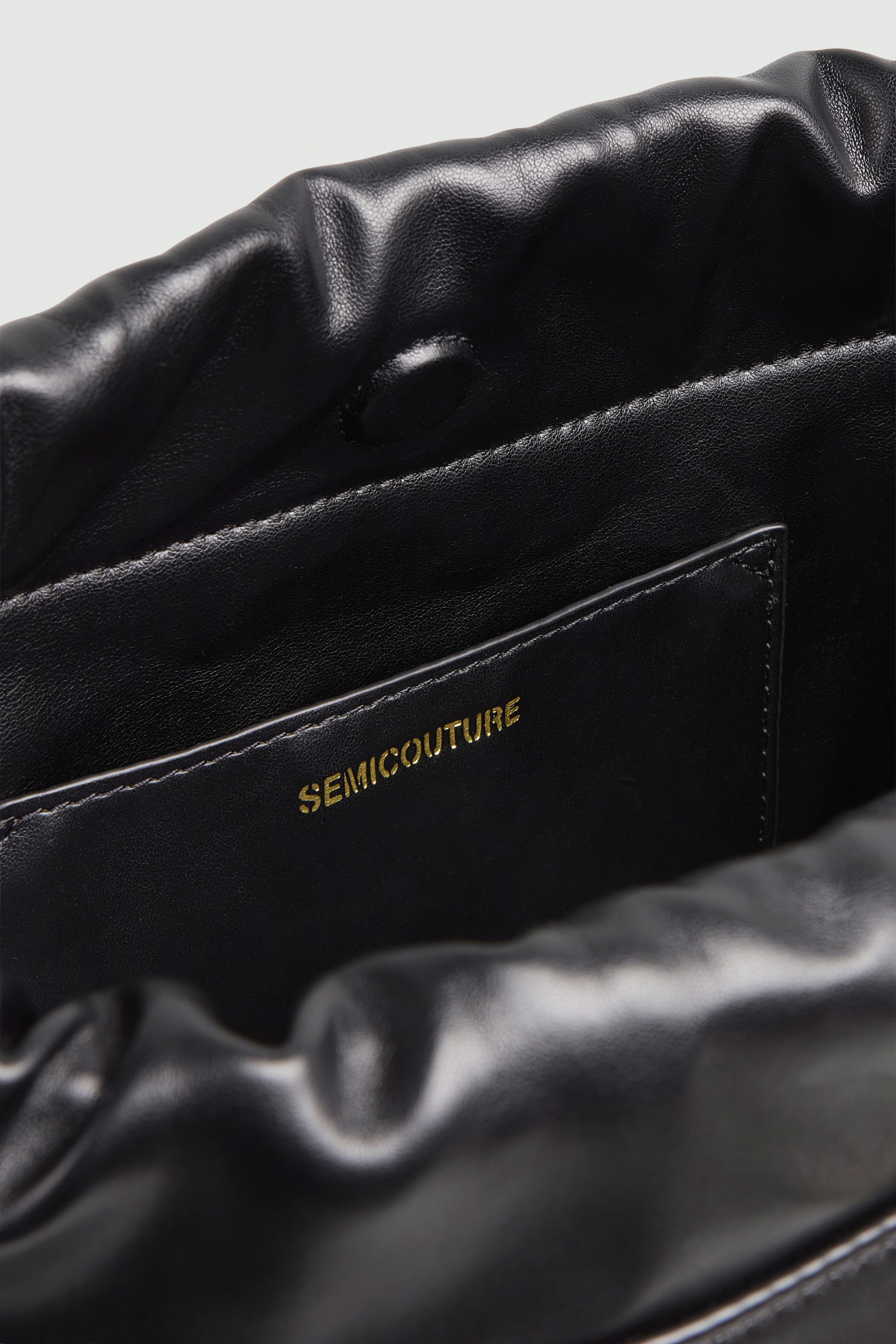 SEMICOUTURE Gisele CNTX22 secchiello nero coulisse