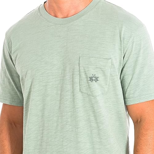 La Martina TMR006-JS259 t-shirt uomo XL tasca
