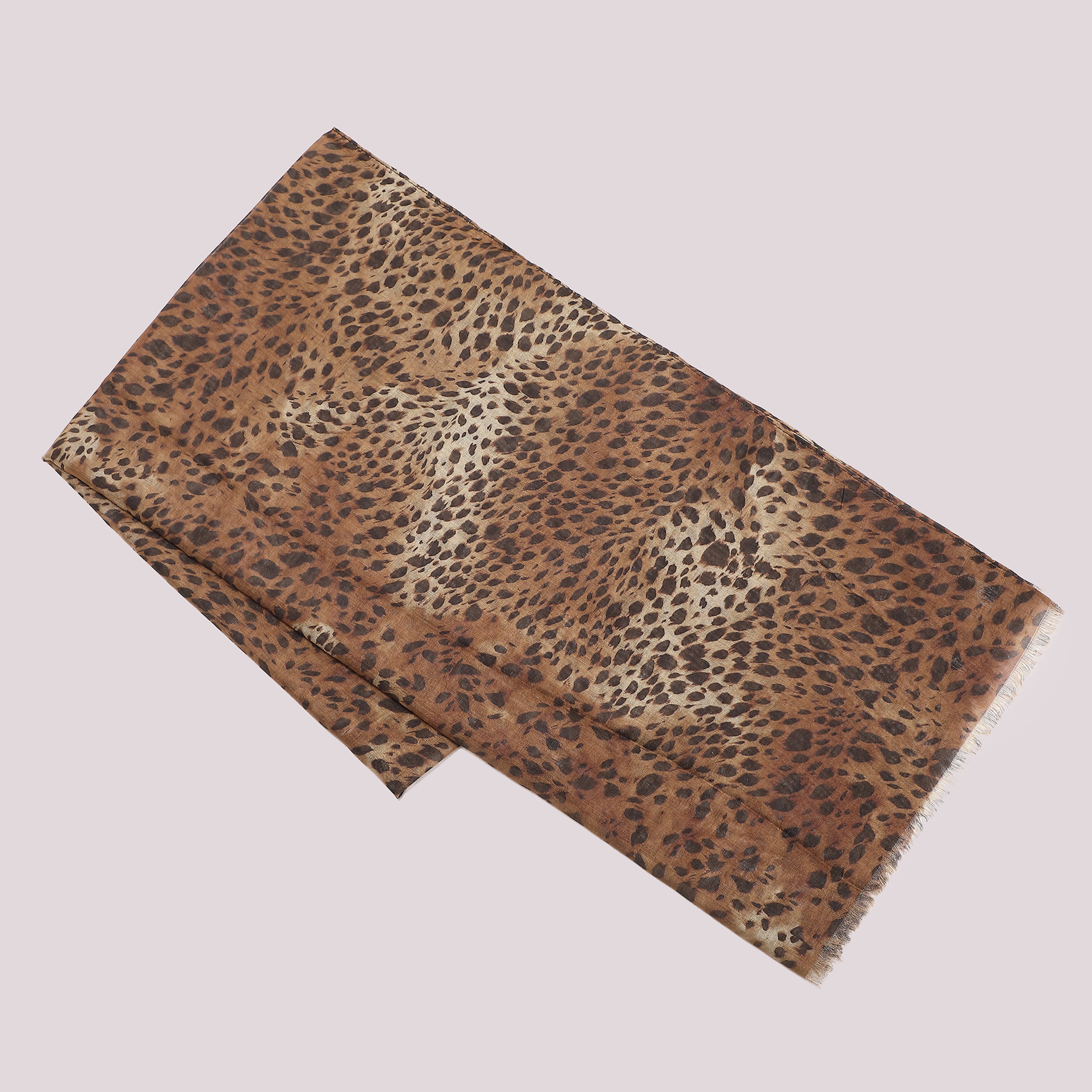Mimi Mua Foulard Maculato Animalier 180x80 Poliestere