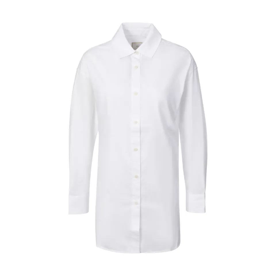 La Martina WCC005 camicia donna L popeline oversize