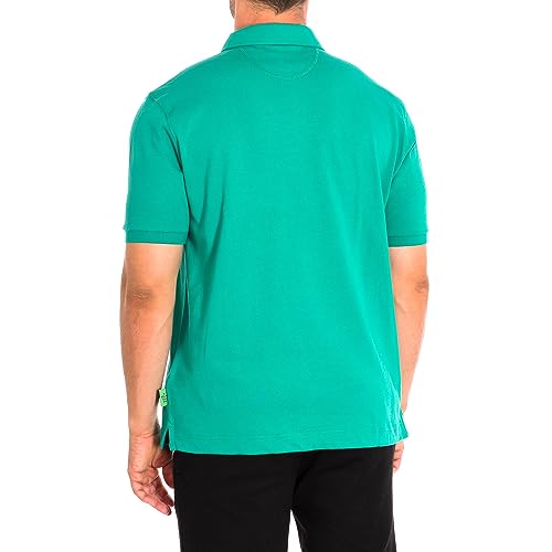 La Martina TMP305-JS303 polo uomo verde manica corta