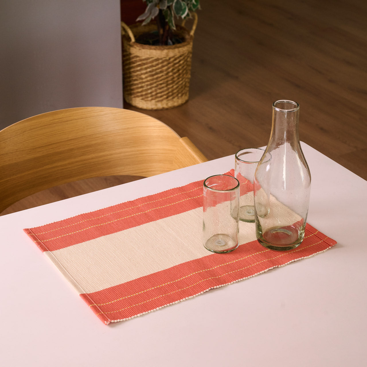 On Earth Cooperative Collection Selyn tovaglietta cotone arancio 46x33