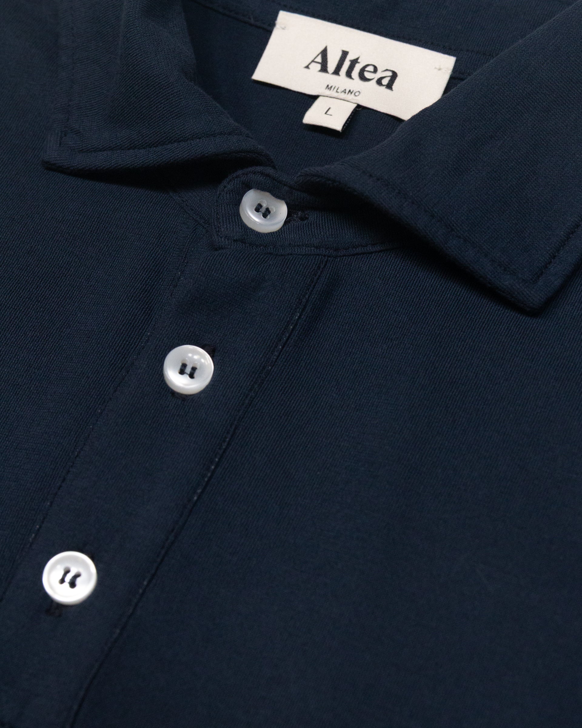 Altea Greg polo jersey cotone blu navy