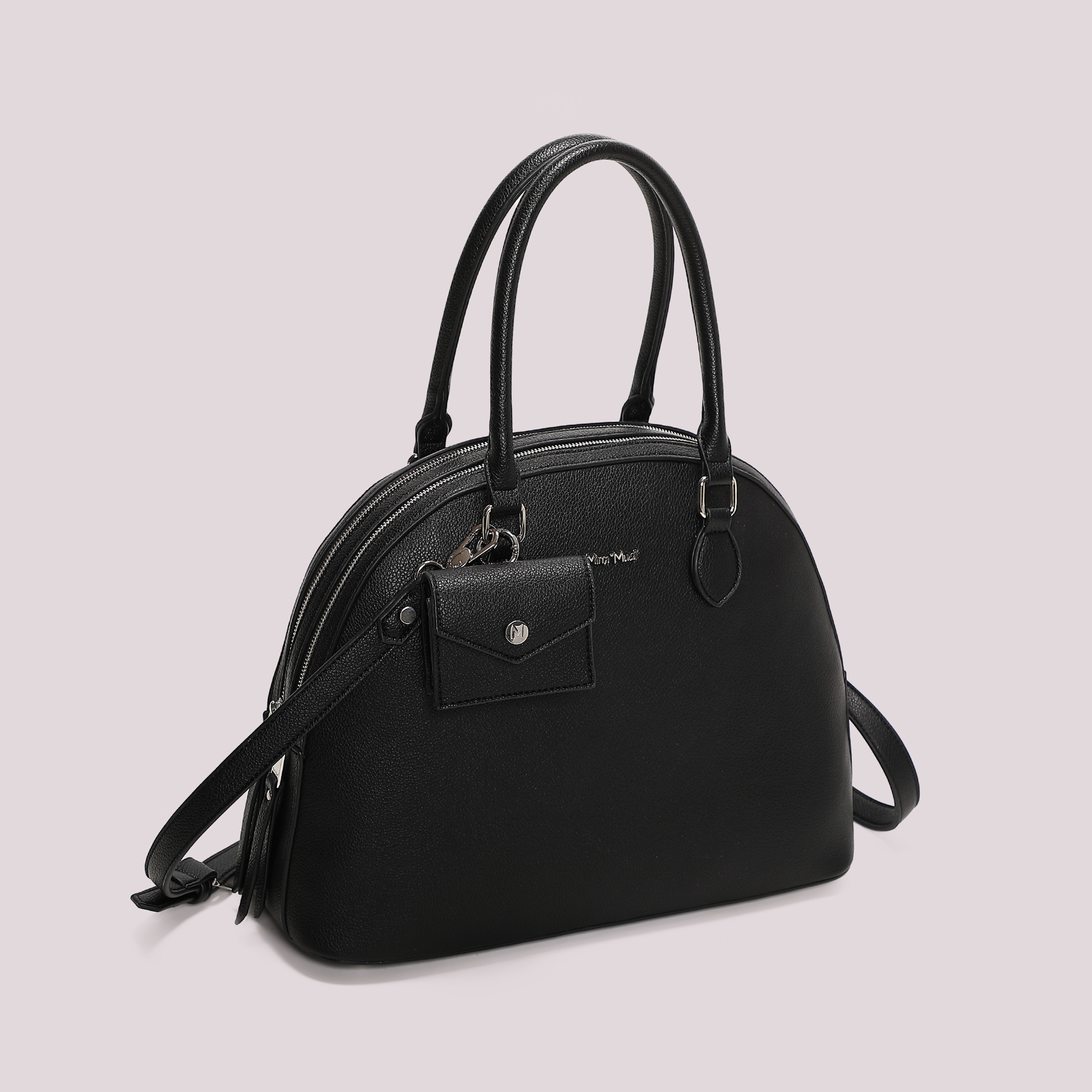 Mimi Mua 2 Zip e Borsina Miniatura borsa a spalla bianco