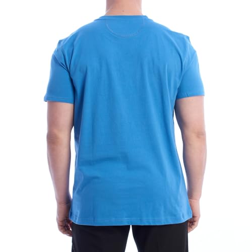 La Martina YMR001-JS206 t-shirt uomo blu XL cotone