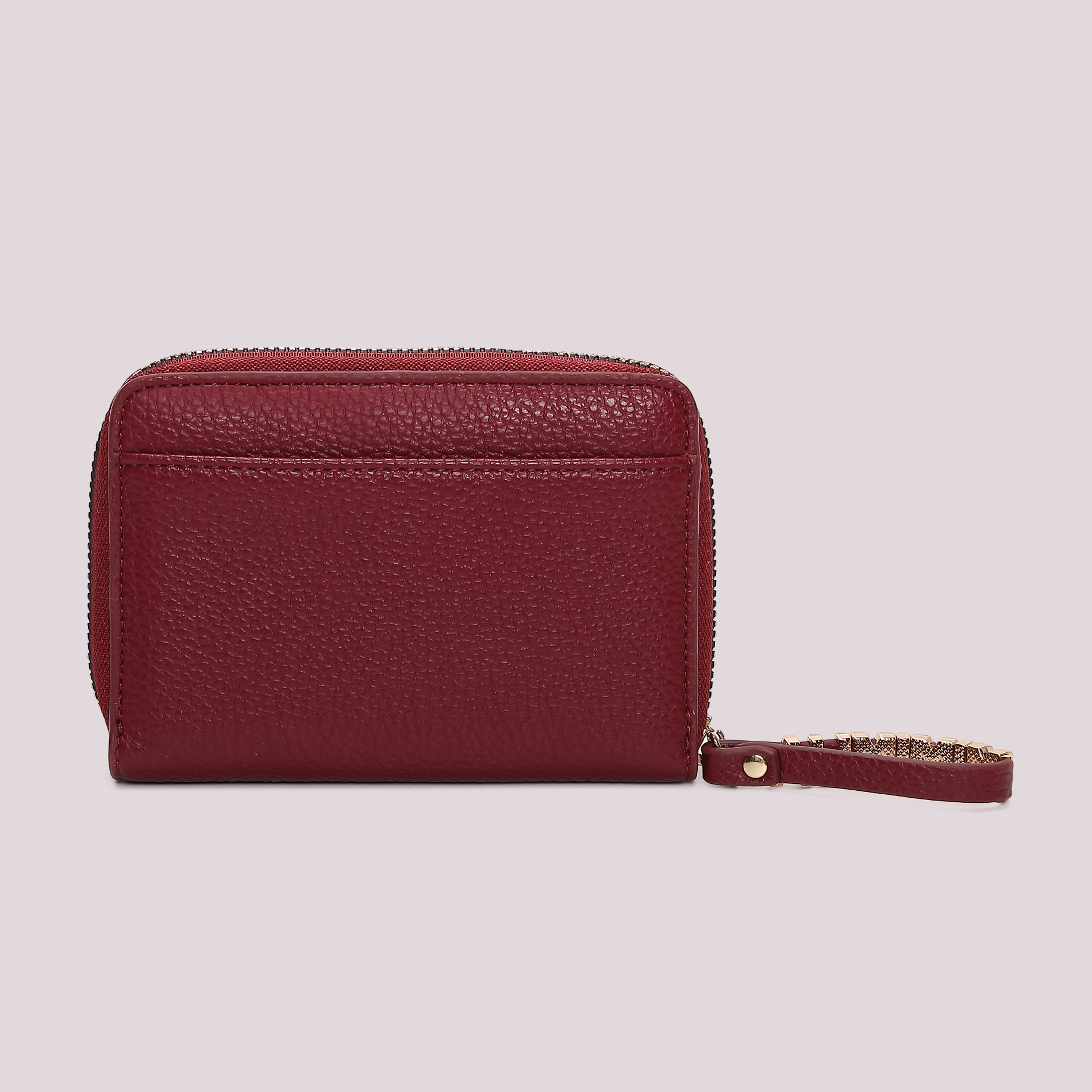 Mimi Mua Basic Tira Zip portafoglio nero medio
