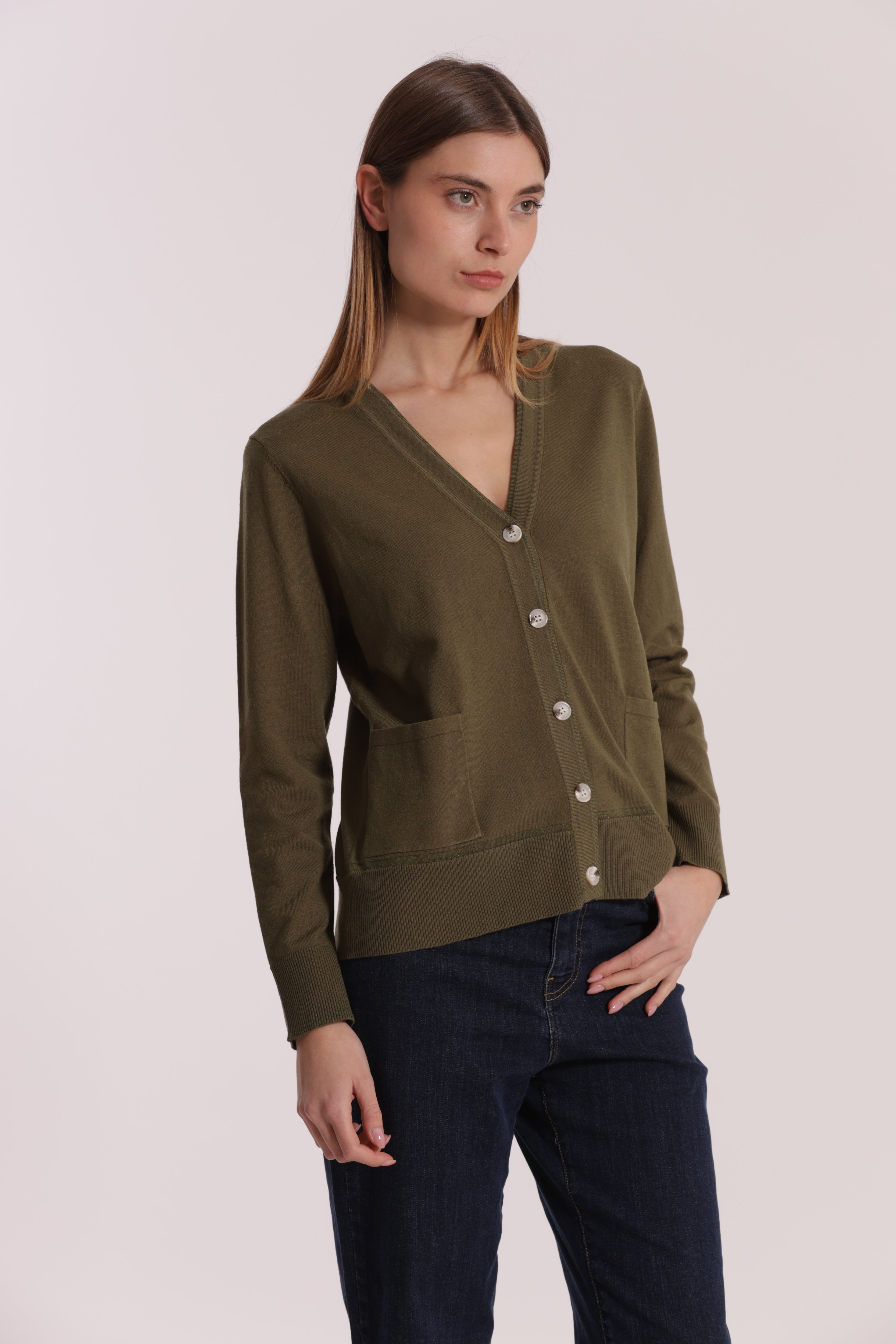 Mimi Mua Maglia Cardigan Bordi Lurex cardigan lurex