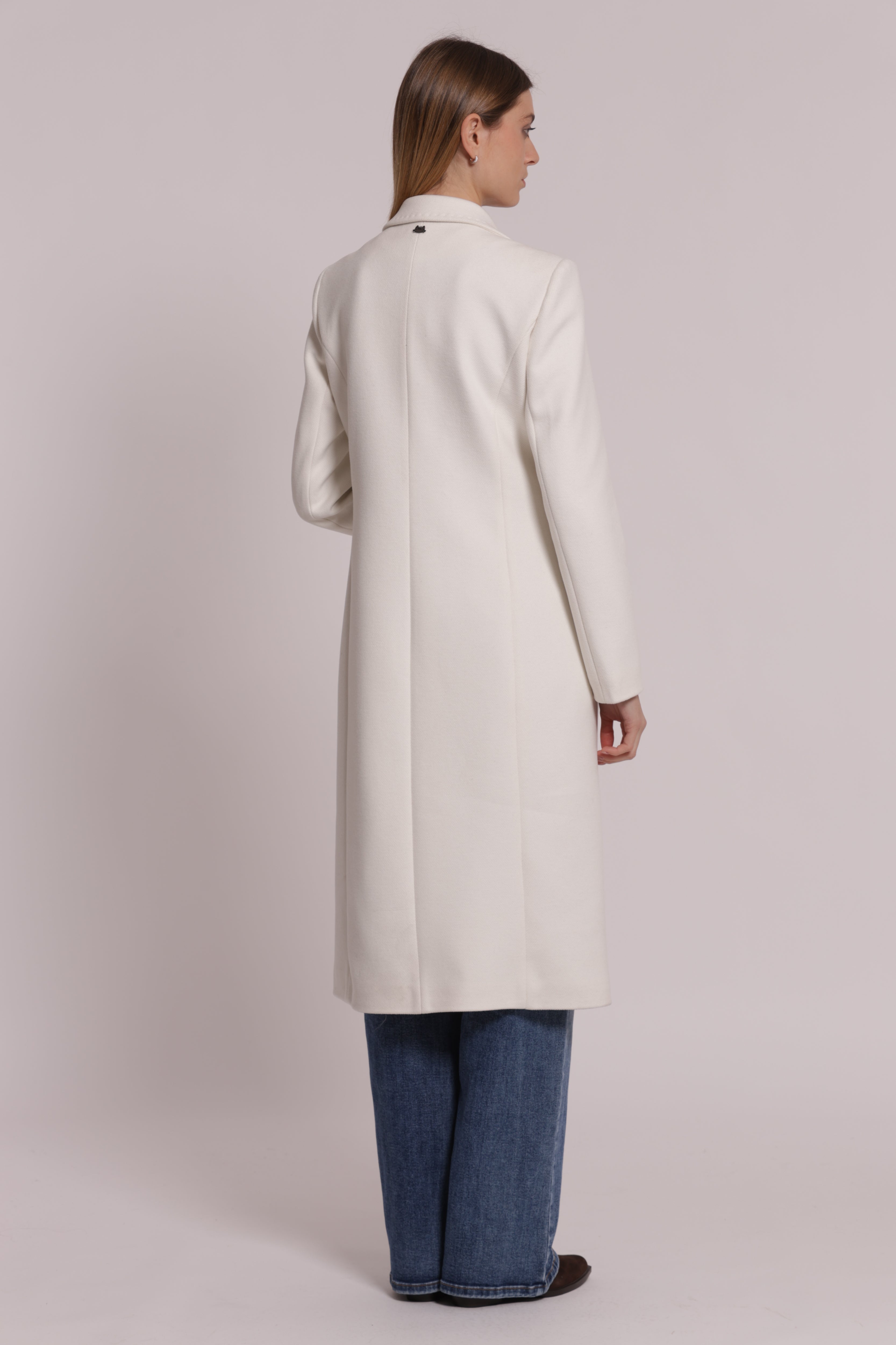 Mimi Mua Cappotto Lungo Nero Classico