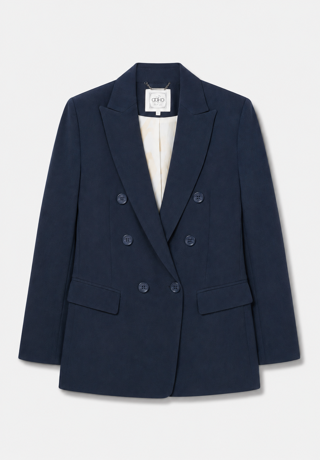 Aaiko Perize blazer blu iris sartoriale