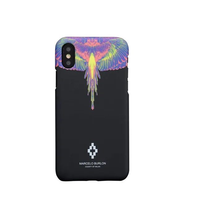 Marcelo Burlon County of Milan cover iPhone XS/X rigida antiurto